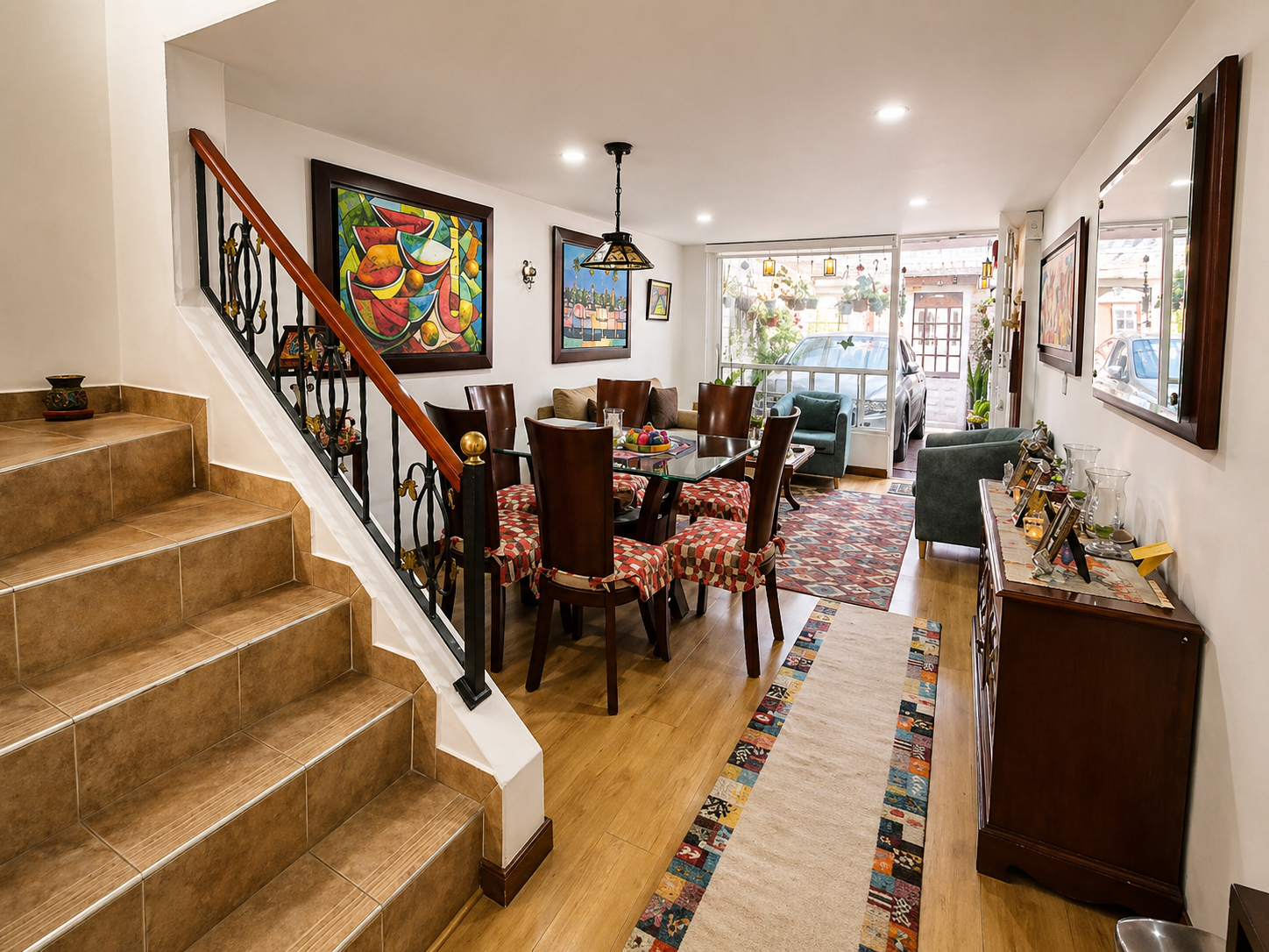 Sala comedor de la casa